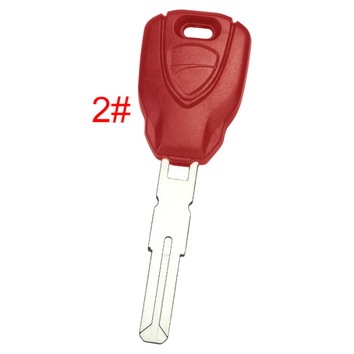 ForDucati motor  key blank  length:45.4mm with badge, pls choose color
