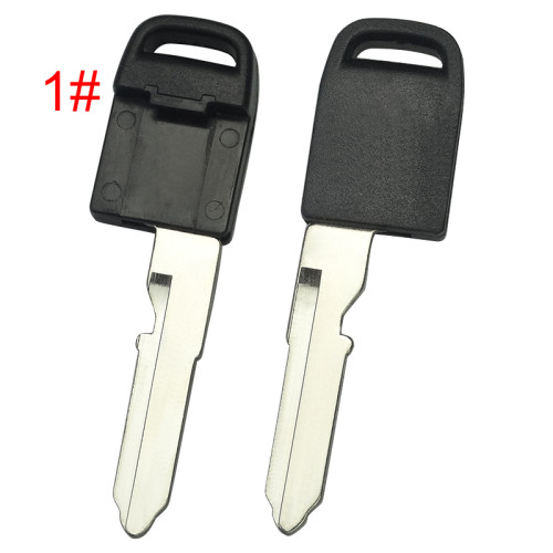 For yamaha motorcycle transponder key blank with right blade(black）,with unremovable printed badge
