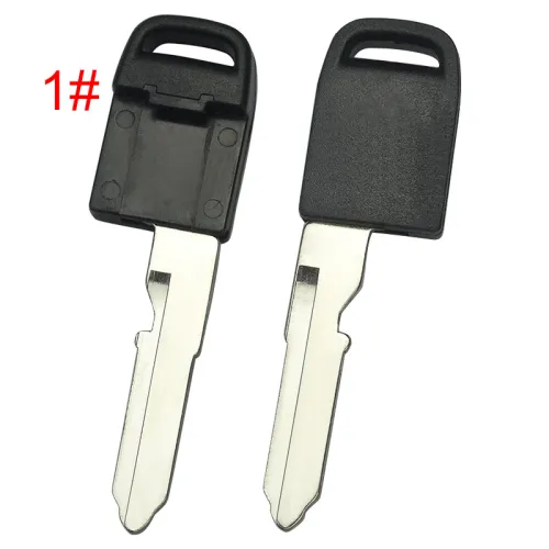 For yamaha motorcycle transponder key blank with right blade(black）,with unremovable printed badge