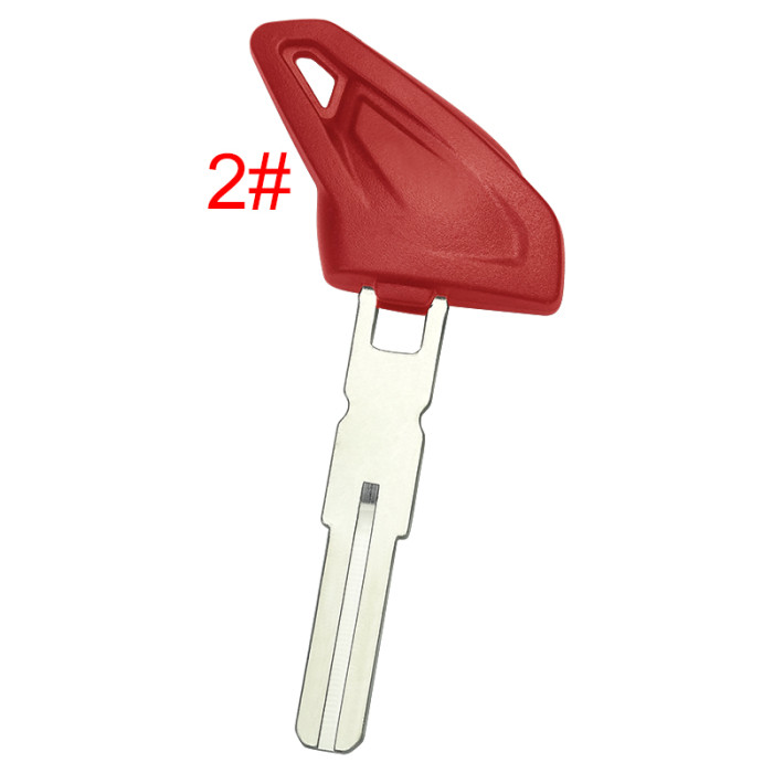 For Ducati motor  key blank  with badge, pls choose color