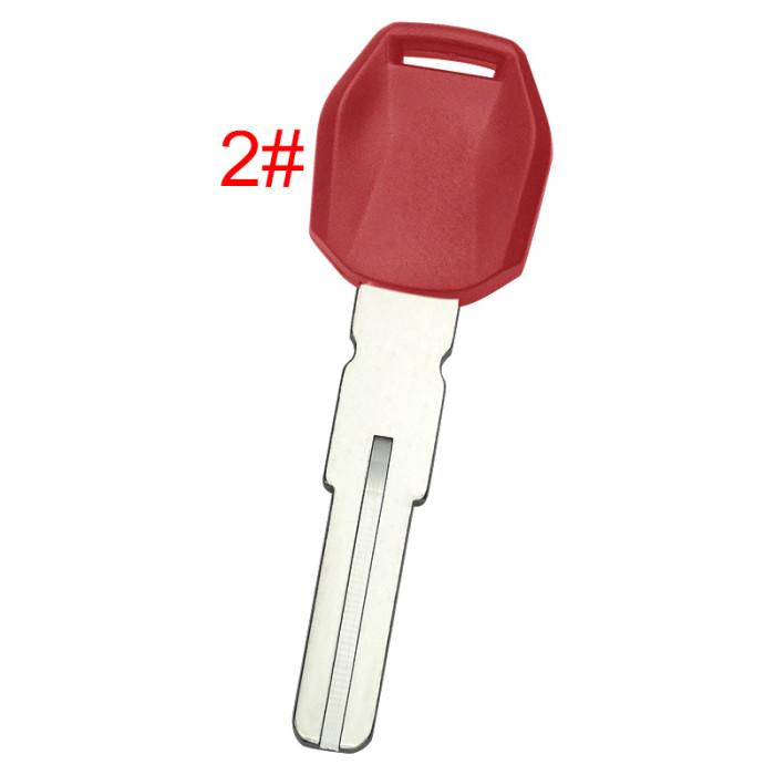 KTM Motocycle key blank with printed badge,pls choose color
