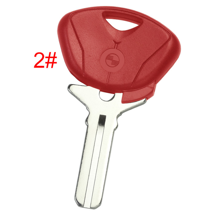 For BMW  Motrocycle key blank with badge  ，pls choose blade