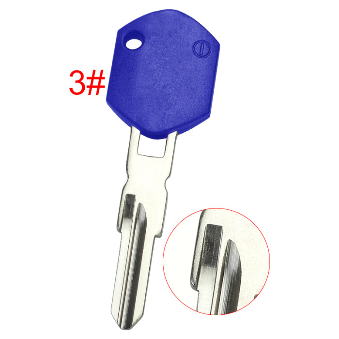 KTM Motocycle car key blank with right blade with printed badge , pls choose color
