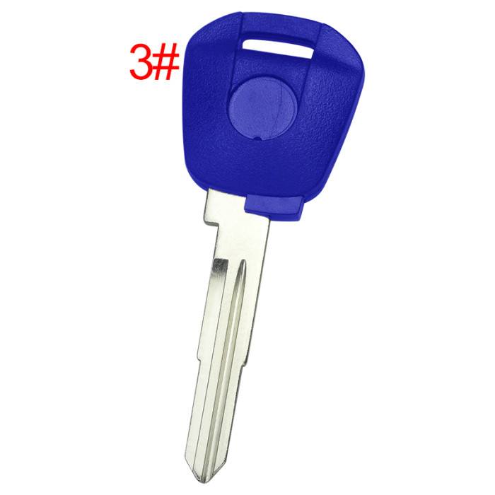 Honda-Motor bike key blank with right blade with badge , pls choose color