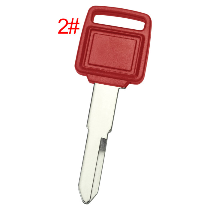 Honda-Motor bike key blank with left blade with logo , pls choose color