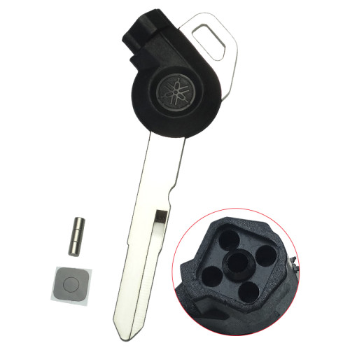 For Yamaha motorcycle transponder key blank with left blade