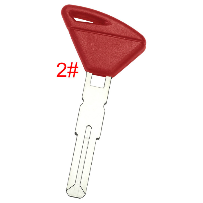 For Aprilia motorcycle transponder key shell with badge , pls choose color