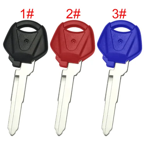 For Yamaha motorcycle transponder key blank with right blade 44mm， pls choose color