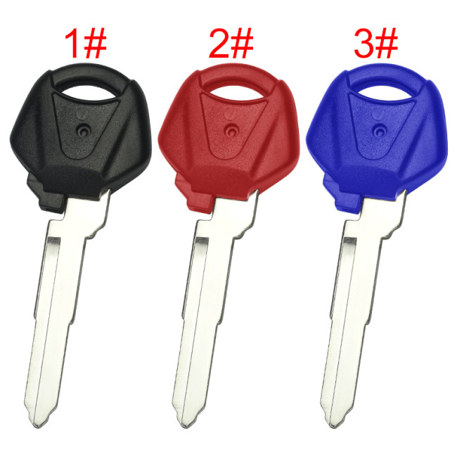 For Yamaha motorcycle transponder key blank with right blade 44mm, pls choose color
