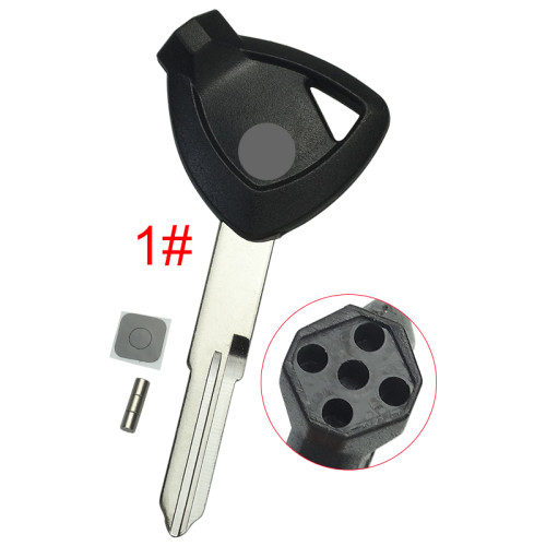 For Suzuki motorcycle bike key blank with badge , pls choose blade
