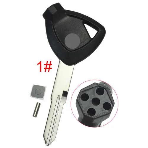 For Suzuki motorcycle bike key blank with badge , pls choose blade