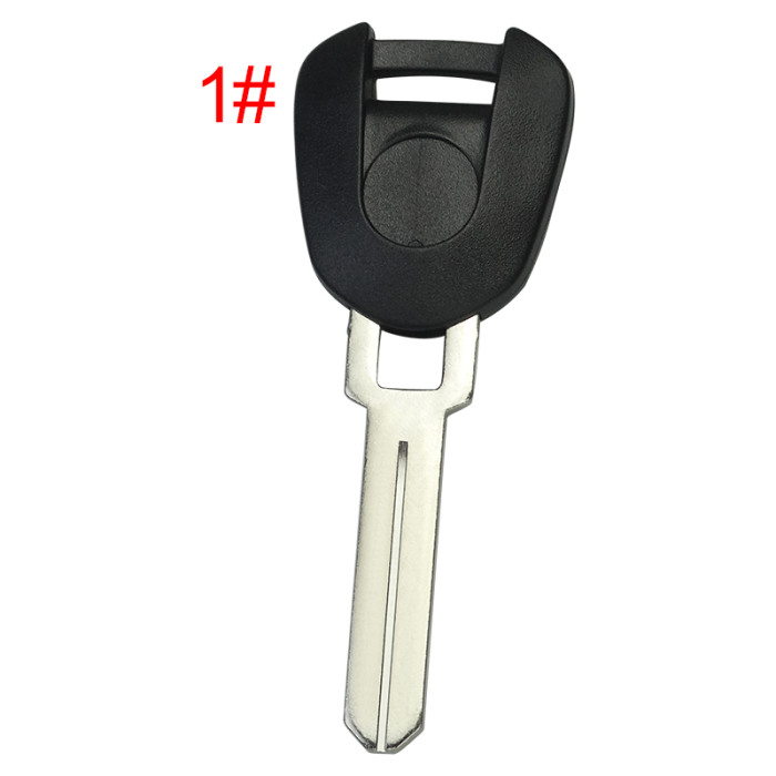Honda-Motor bike key blank with  blade with badge , pls choose color