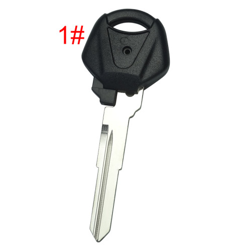 For  Yamaha motorcycle transponder key blank with right blade 46.8mm， pls choose color