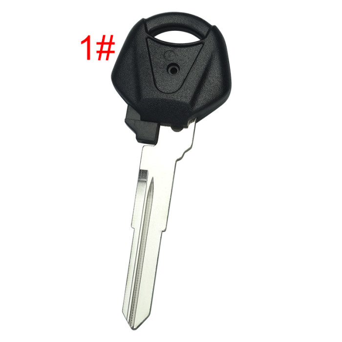 For  Yamaha motorcycle transponder key blank with right blade 46.8mm， pls choose color