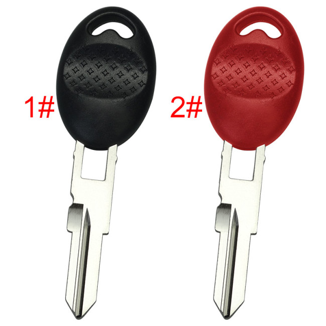 For Aprilia motorcycle key shell with right blade with badge , pls choose color