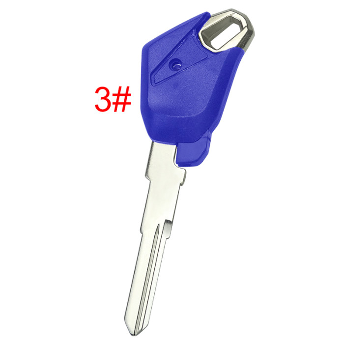 For KAWASAKI motorcycle key with  blade wiht badge , pls choose color
