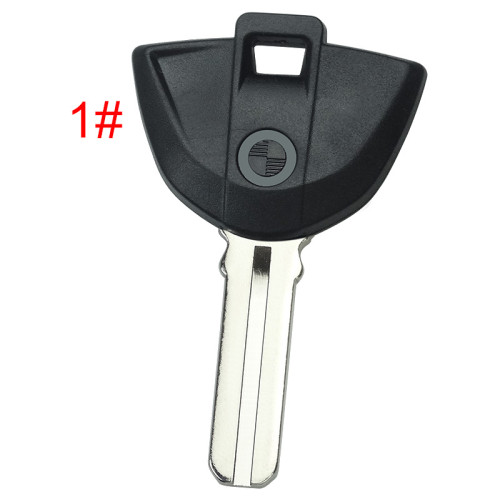 For BMW  Motrocycle key blank with badge，pls choose color