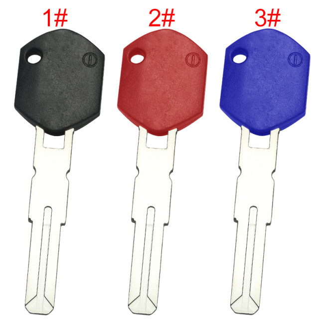 KTM Motocycle car key blank with blade with printed badge, pls choose color