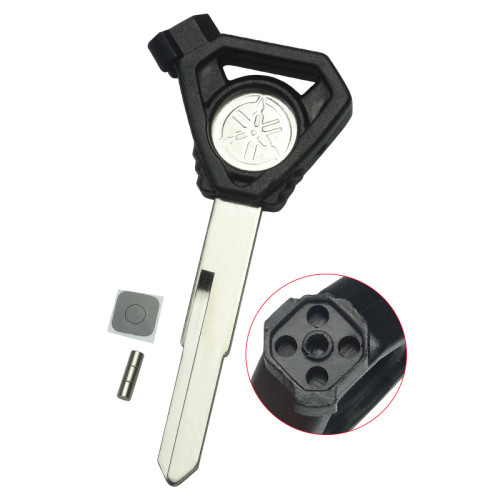 For yamaha motorcycle transponder key blank with right blade