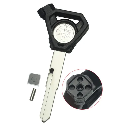 For yamaha motorcycle transponder key blank with right blade