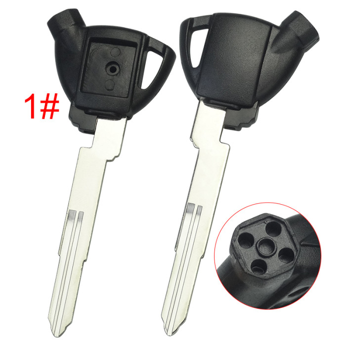 Suzuki motorcycle bike key blank with rigth blade with badge , pls choose color