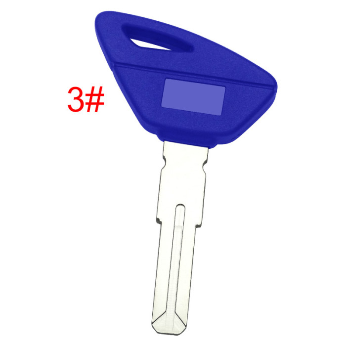 For Aprilia motorcycle  key shell with  blade with badge , pls choose color