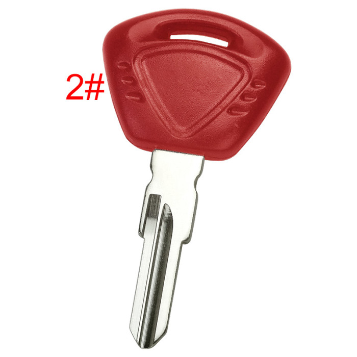 For  Triumph motorcycle key shell with right blade with badge , pls choose color