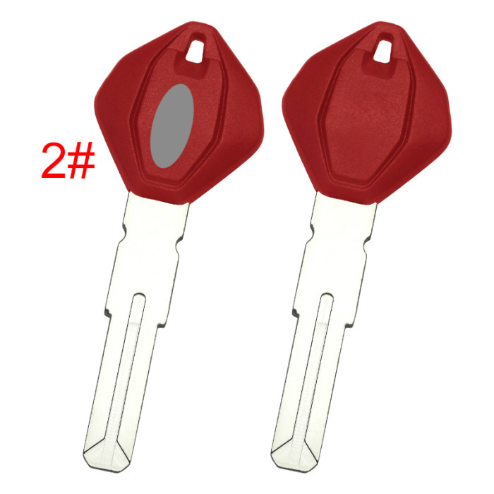 For Ducati motor  key blank with badge , pls choose color