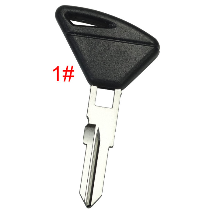 For Aprilia motorcycle transponder key shell with right blade with badge , pls choose color