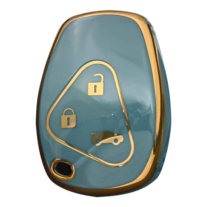 Copy For Renault 3 button  TPU protective key case, please choose  the color