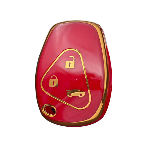 Copy For Renault 3 button  TPU protective key case, please choose  the color