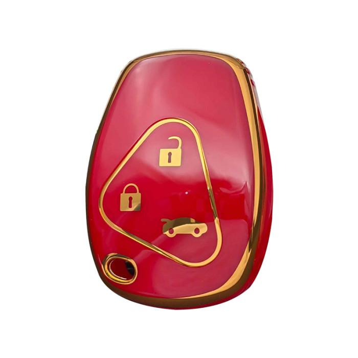 Copy For Renault 3 button  TPU protective key case, please choose  the color
