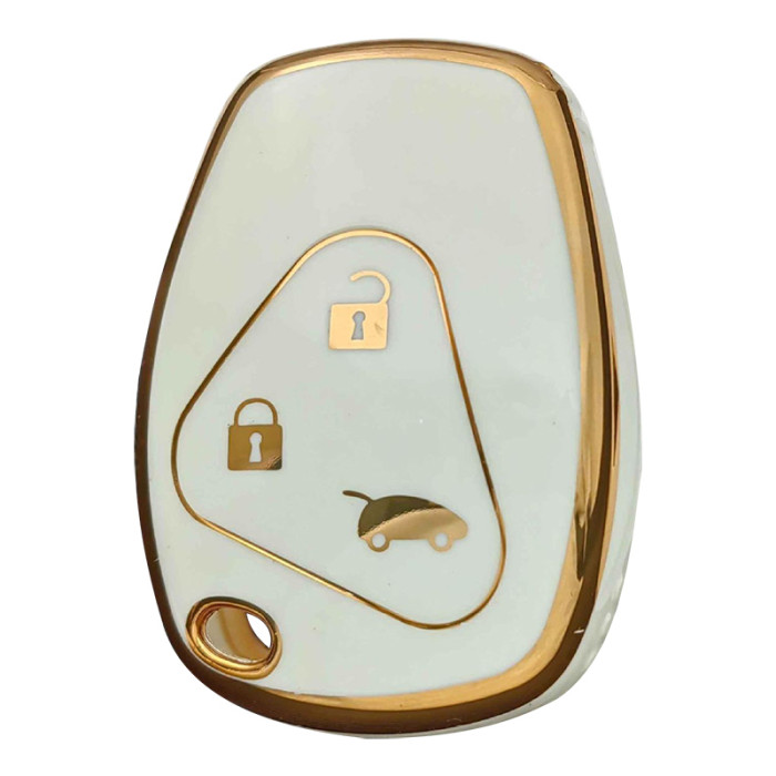Copy For Renault 3 button  TPU protective key case, please choose  the color