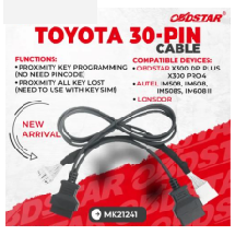 OBDSTAR toyota-30 BCM cable forX300 DP PLUS/X300 PRO4/X300 DP Key Master
