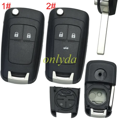 For Opel remote key shell ,2B/3B ,pls choose the button