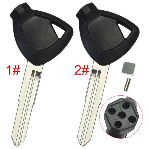 Suzuki motorcycle bike key blank without logo , pls choose blade