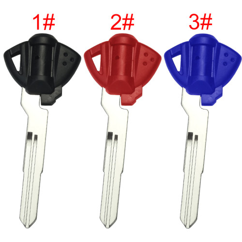 Suzuki motorcycle key shell with right blade with blage , pls choose color
