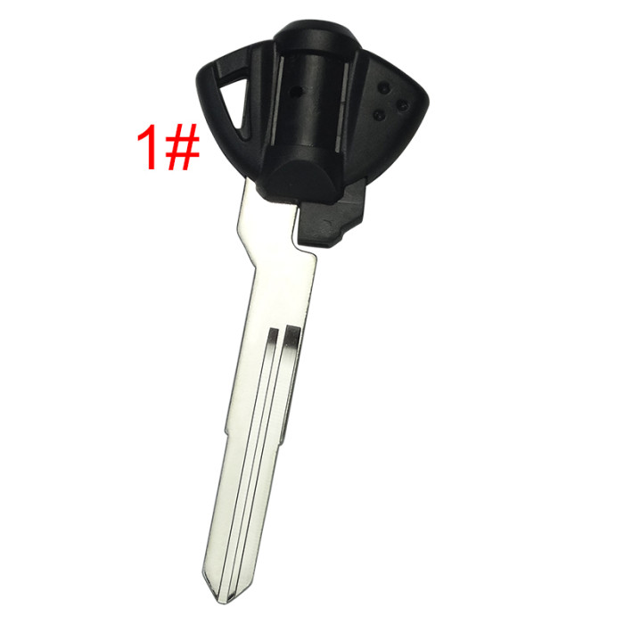 Suzuki motorcycle key shell with left blade with badge , pls choose color