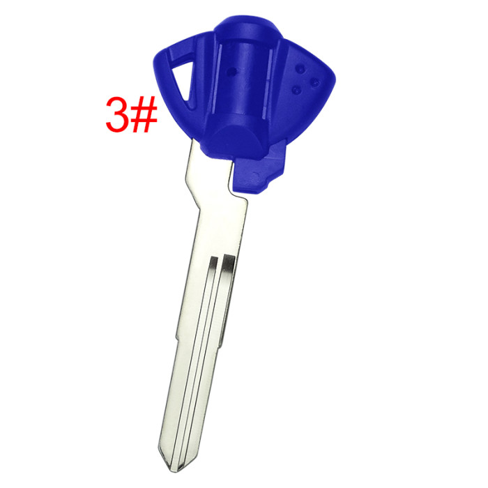Suzuki motorcycle key shell with left blade with badge , pls choose color