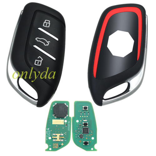 Original remote 433MHz 4A Chip 3 Button for MG 6Pro 6 Pro 2021 Proximity Smart Key Immobilizer chip: 4A HITAG AES