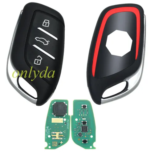 Original remote 433MHz 4A Chip 3 Button for MG 6Pro 6 Pro 2021 Proximity Smart Key Immobilizer chip: 4A HITAG AES