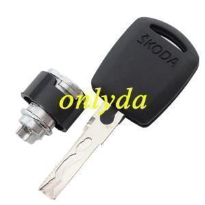 Skoda trunk lock with logo