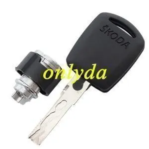 Skoda trunk lock with logo