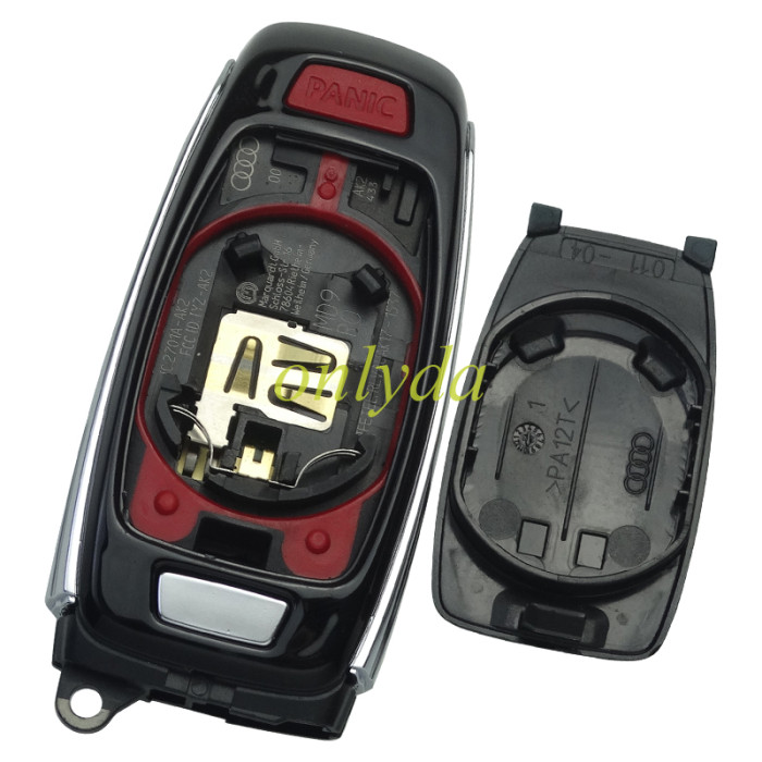 Uninitialized High configuration original Audi 3 +1 button remote key MLB chip 5M for 2019 - 2022 Audi Smart Key 4B  with 433mhz FSK model   for  Audi A6 A7 A8 , twice  trunk   FCC : IYZ-AK2 Part #: 4N0.959.754.AM