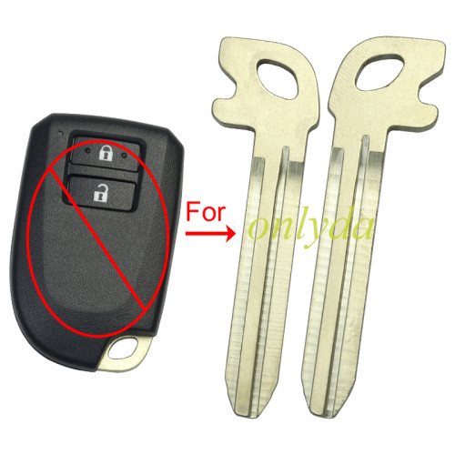 For Toyota Emmergency Toy43 key blade