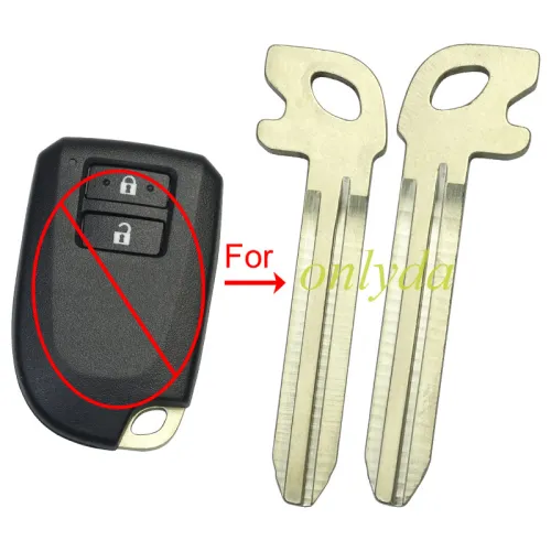 For Toyota Emmergency Toy43 key blade