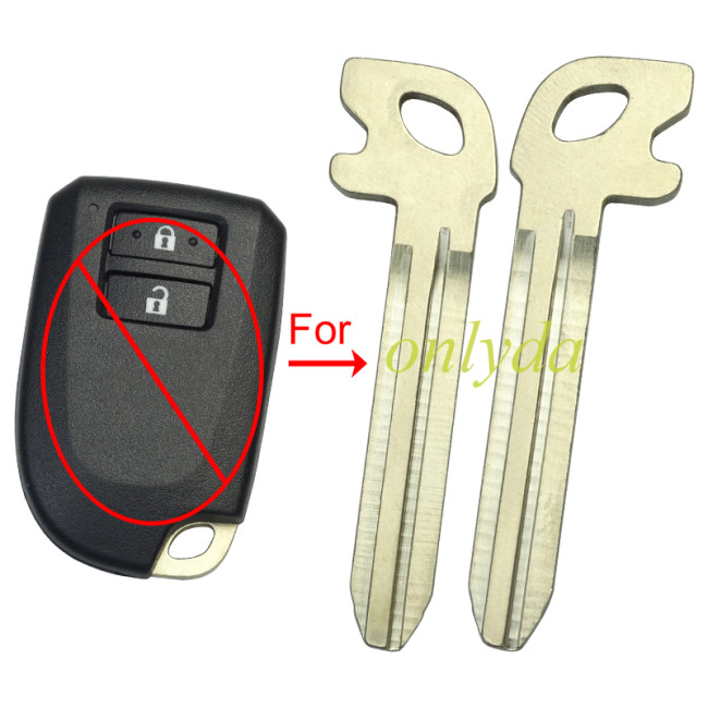 For Toyota Emmergency Toy43 key blade