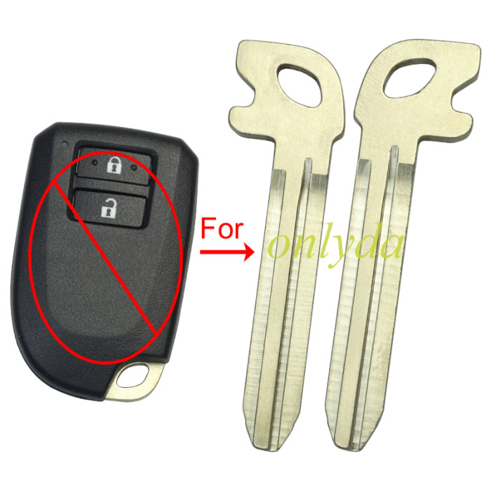 For Toyota Emmergency Toy43 key blade