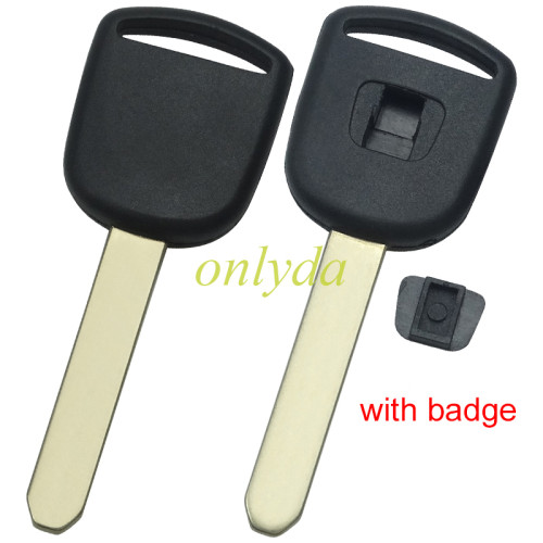 For  Honda transponder key shell，with badge