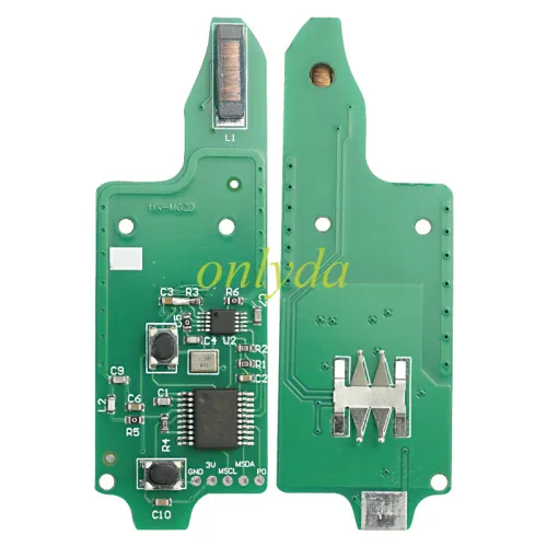 Aftermarket MG Remote key 433MHz ID46 chip 2 Button key fob MG MG3